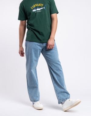 Carhartt WIP Landon Pant Blue bleached