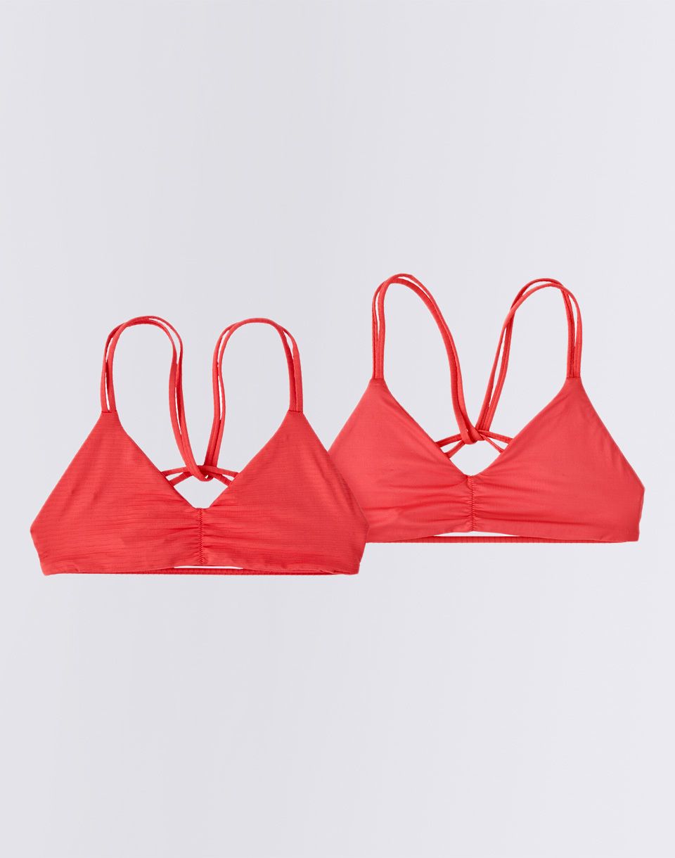Patagonia W's Reversible Seaglass Bay Top Ripple: Coral
