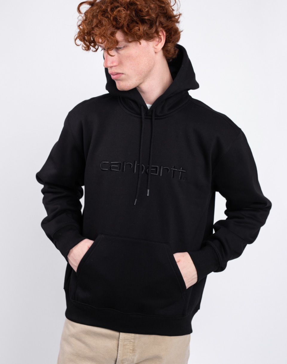 Carhartt WIP Hooded Carhartt Sweat Black / Black