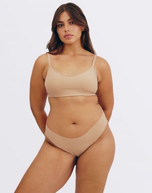 Organic Basics Naked Rib Brief Hazelnut