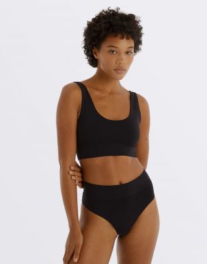 Organic Basics Smooth Bralette Black