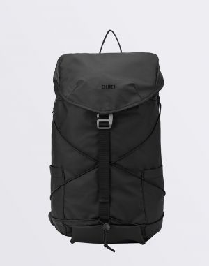 Elliker Wharfe Flap Over Backpack 22L BLACK
