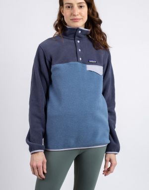 Patagonia W's LW Synch Snap-T P/O Utility Blue