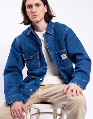 Carhartt WIP OG Chore Coat Blue stone washed