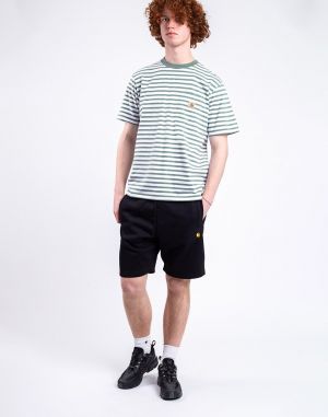 Carhartt WIP Chase Sweat Short Black/Gold