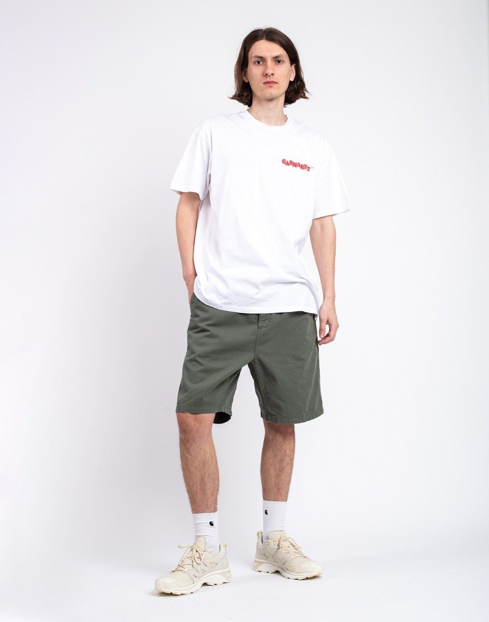 Carhartt WIP Flint Short Park garment dyed