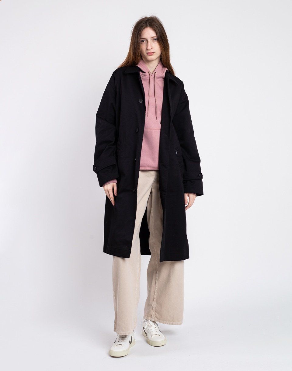 Carhartt WIP W' Newhaven Coat Black rinsed