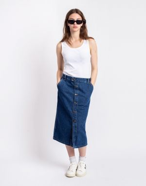 Carhartt WIP W' Colby Skirt Blue stone washed
