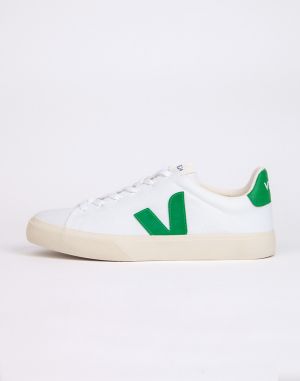 Veja Campo Canvas WHITE_EMERAUDE