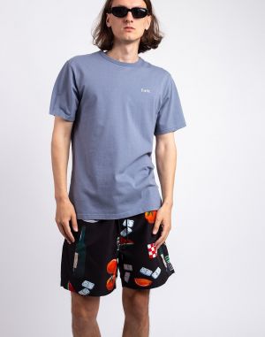 Carhartt WIP Slater Swim Trunks Isis Maria Dinner Print, Black