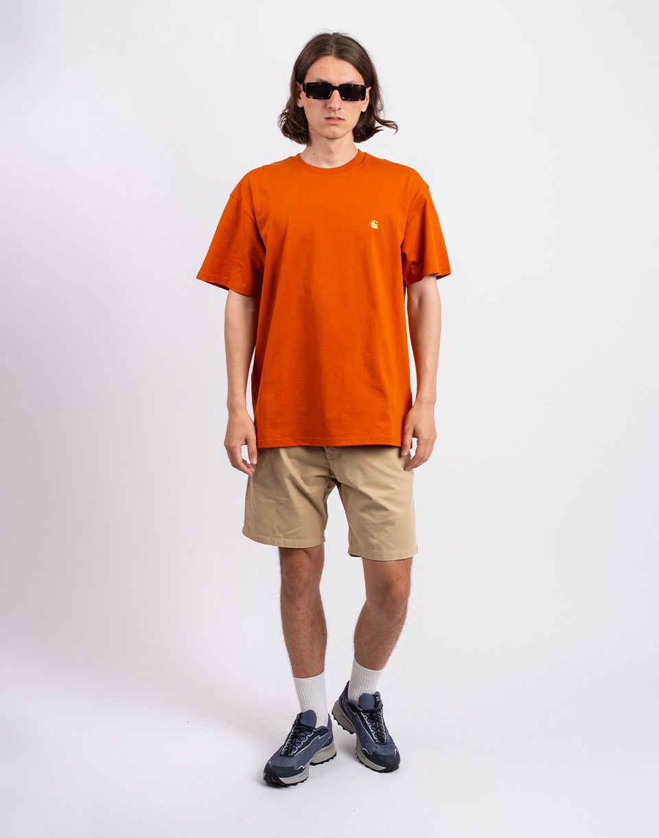 Carhartt WIP S/S Chase T-Shirt Turmeric/Gold