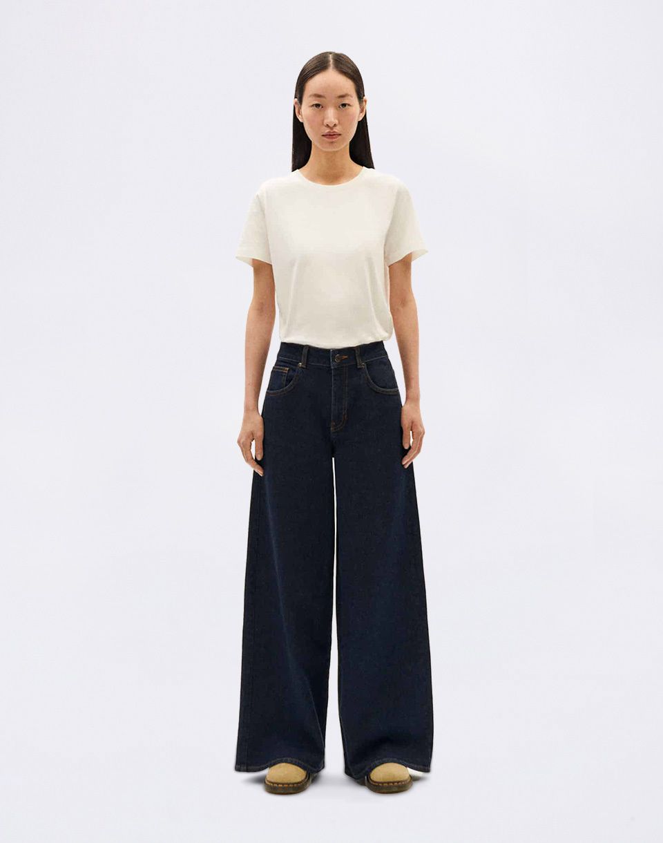 Thinking MU Dark Clean Denim Hedda Pants DENIM