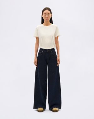 Thinking MU Dark Clean Denim Hedda Pants DENIM