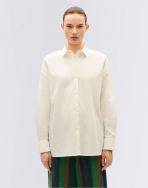 Thinking MU White Juana Blouse WHITE
