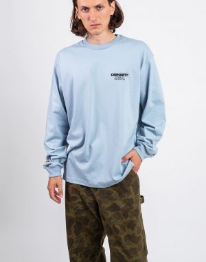 Carhartt WIP L/S Ducks T-Shirt Místy Sky