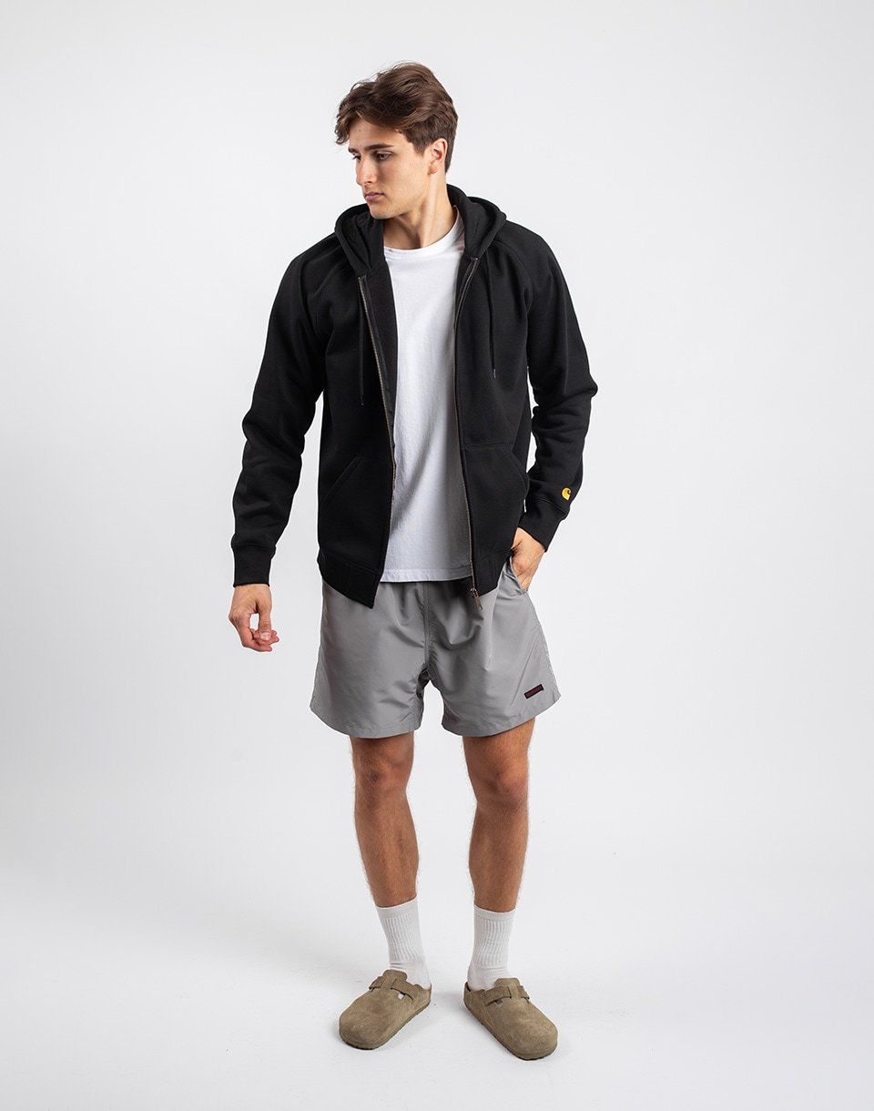 Carhartt WIP Hooded Chase Jacket Black / Gold