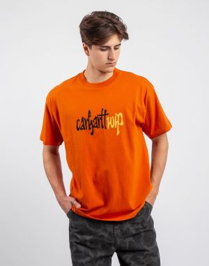 Carhartt WIP S/S Brush WIP T-Shirt Turmeric