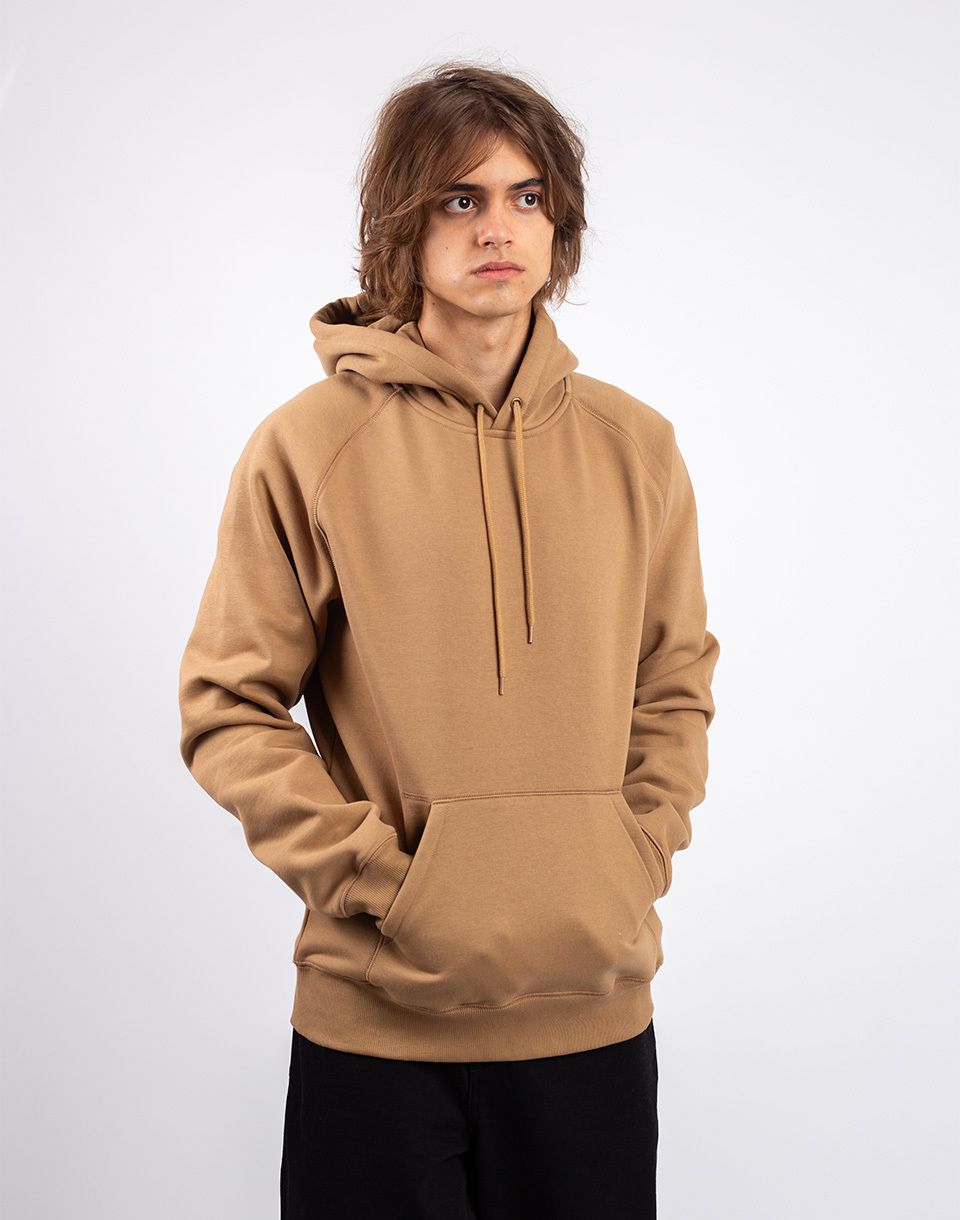 Carhartt WIP Hooded Chase Sweat Peanut / Gold