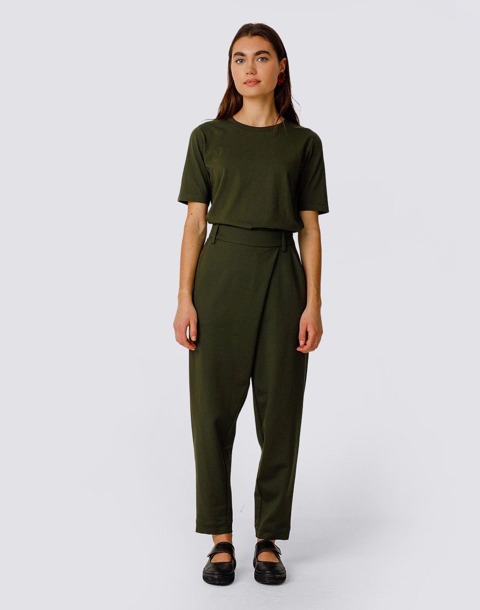 SKFK Ezama Trouser DEEP GREEN