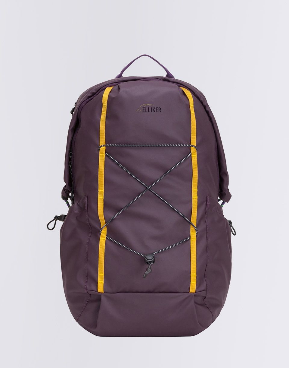 Elliker Kiln Hooded Zip Top Backpack 22L PURPLE