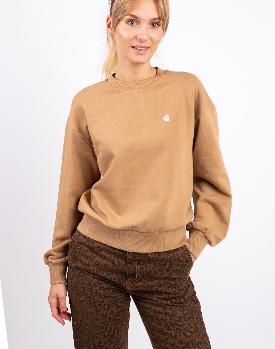 Carhartt WIP W' Casey Sweatshirt Peanut / Silver