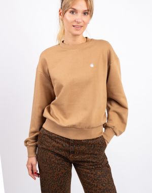 Carhartt WIP W' Casey Sweatshirt Peanut / Silver