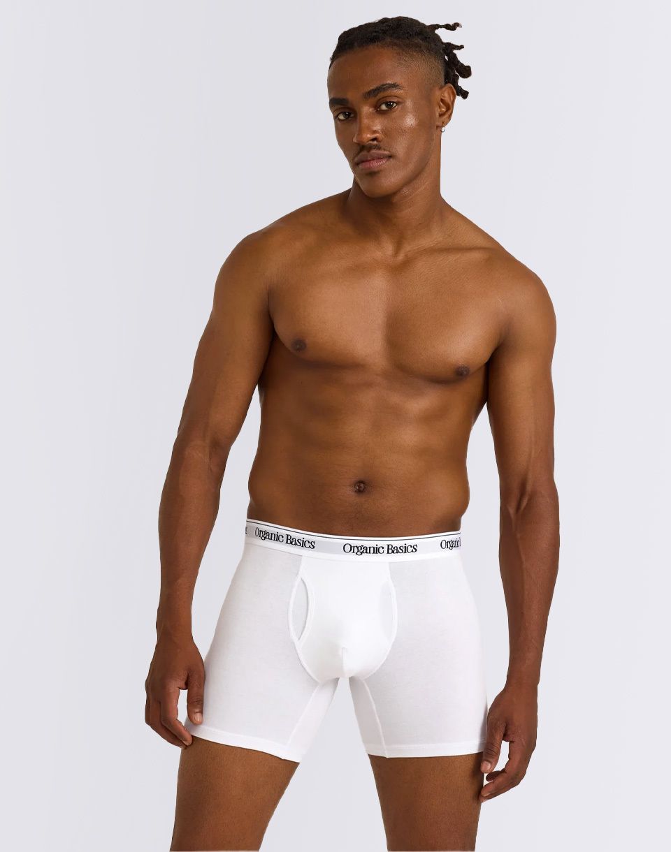 Organic Basics Easy Boxer Briefs 3-Pack White