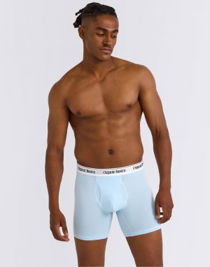Organic Basics Easy Boxer Briefs 3-Pack Light Blue / White / Soft Pink