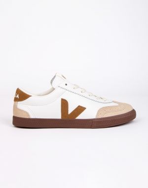 Veja Volley O.T. Leather WHITE_TENT_BARK
