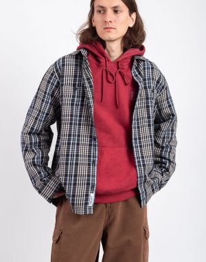Carhartt WIP L/S Mandlik Shirt Mandlik Check, Dark Navy