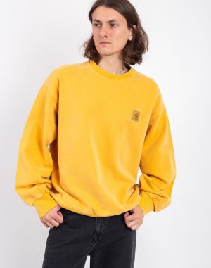Carhartt WIP Vista Sweat Winter Spice garment dyed