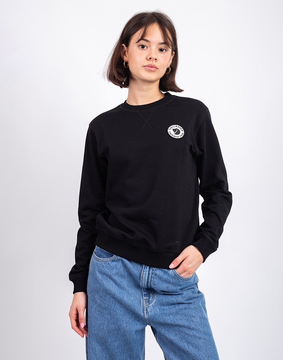 Fjällräven 1960 Logo Badge Sweater W 550 Black