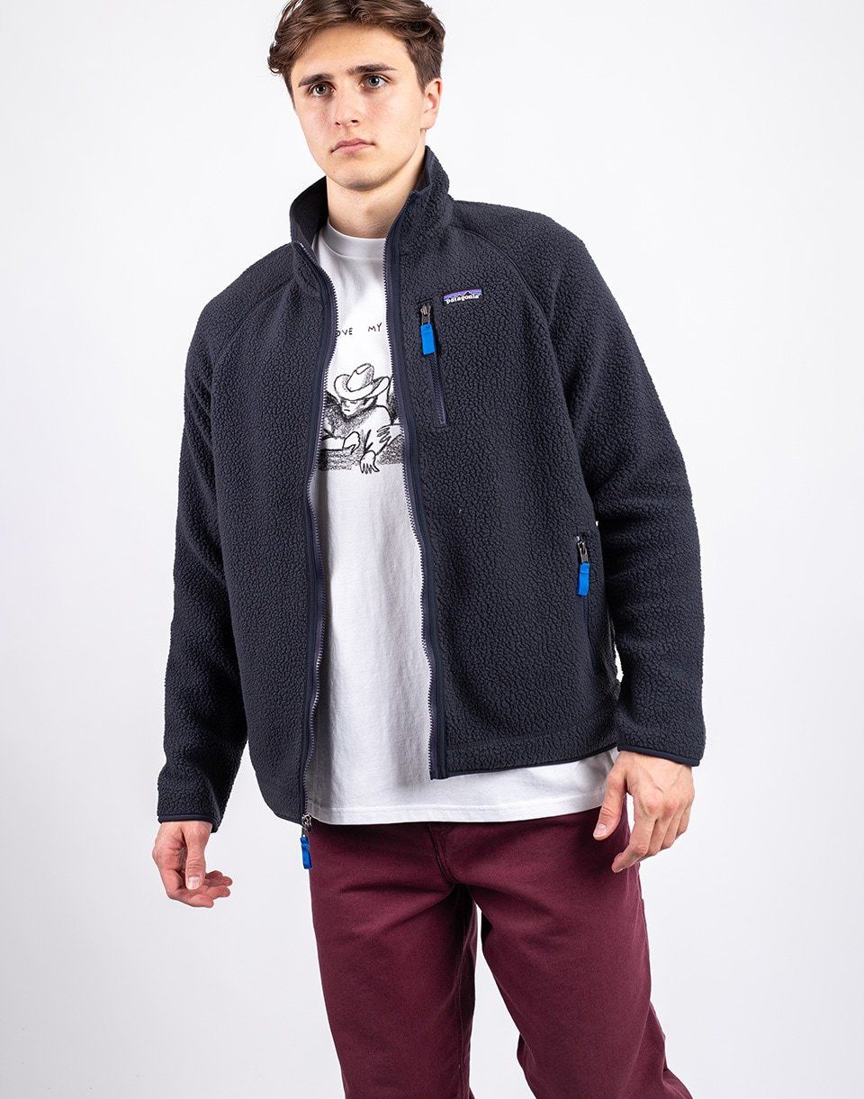 Patagonia M's Retro Pile Jacket Pitch Blue w/Endless Blue