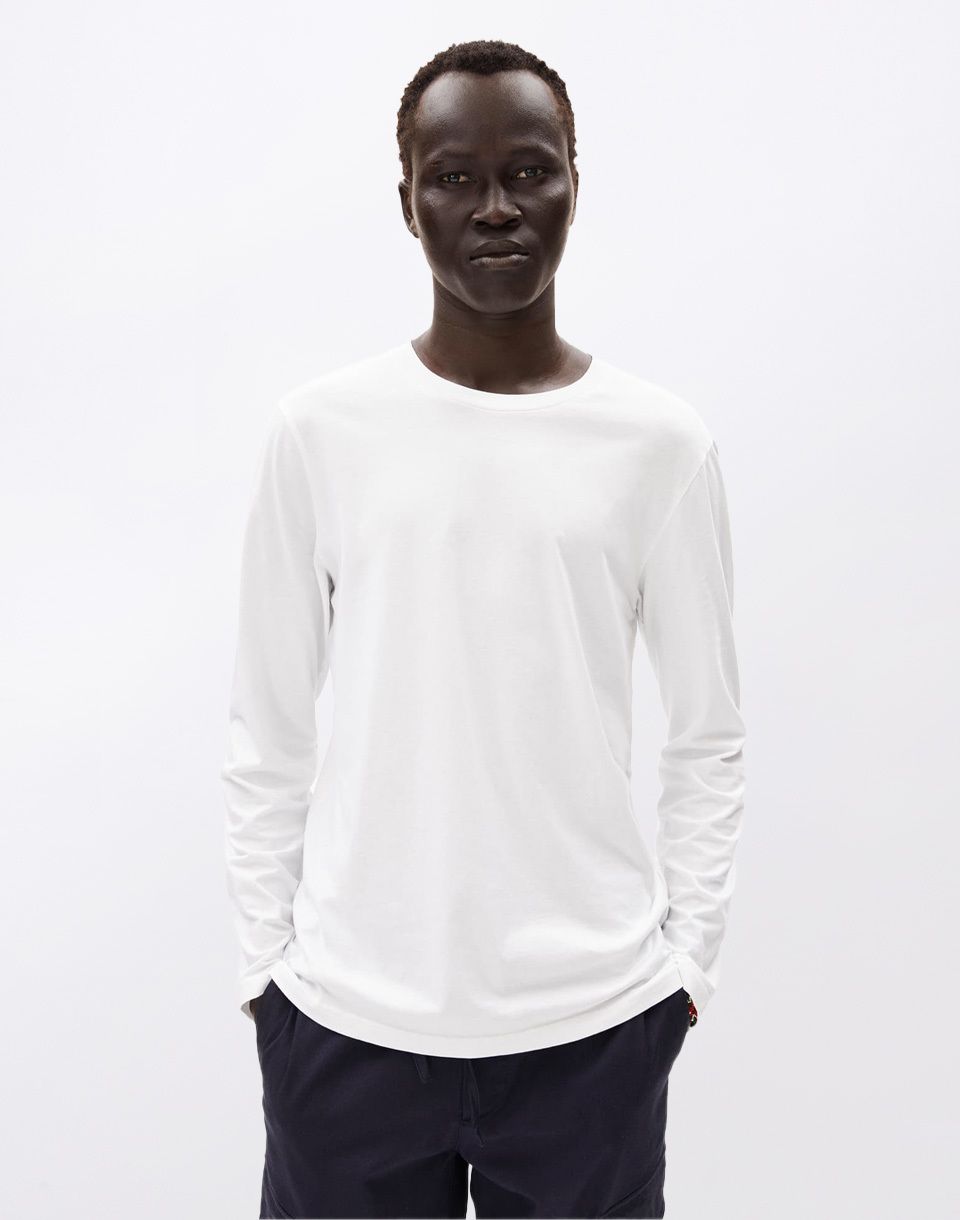 Armedangels Jaames Longsleeve 188 white