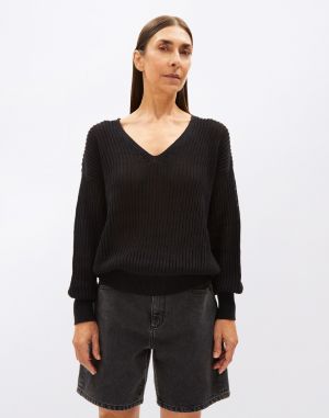 Armedangels Ranaa Crochet Lino 105 black
