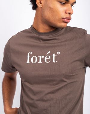 Forét Amber T-Shirt Cold Brown/Cloud
