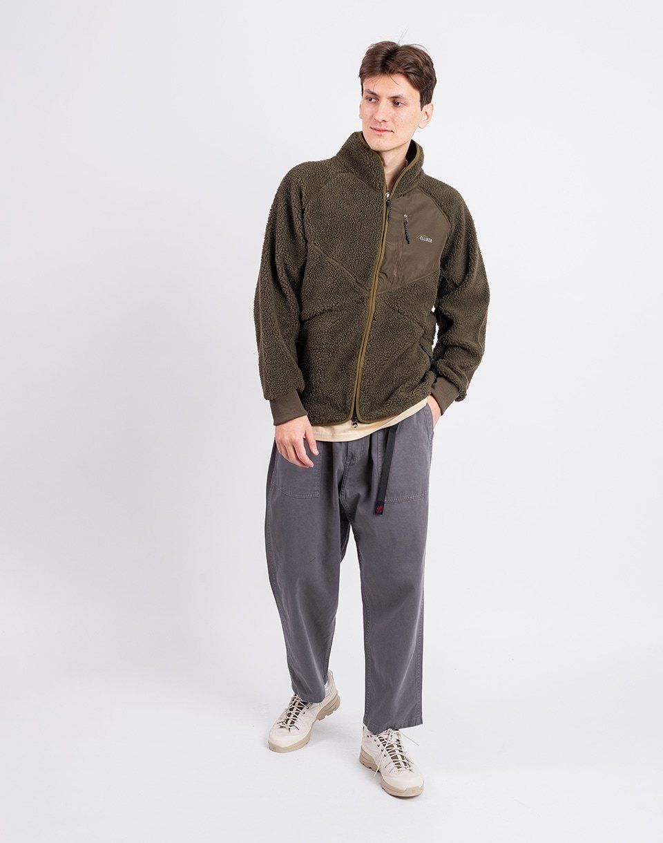 Elliker Keld Sherpa Fleece Jacket KHAKI