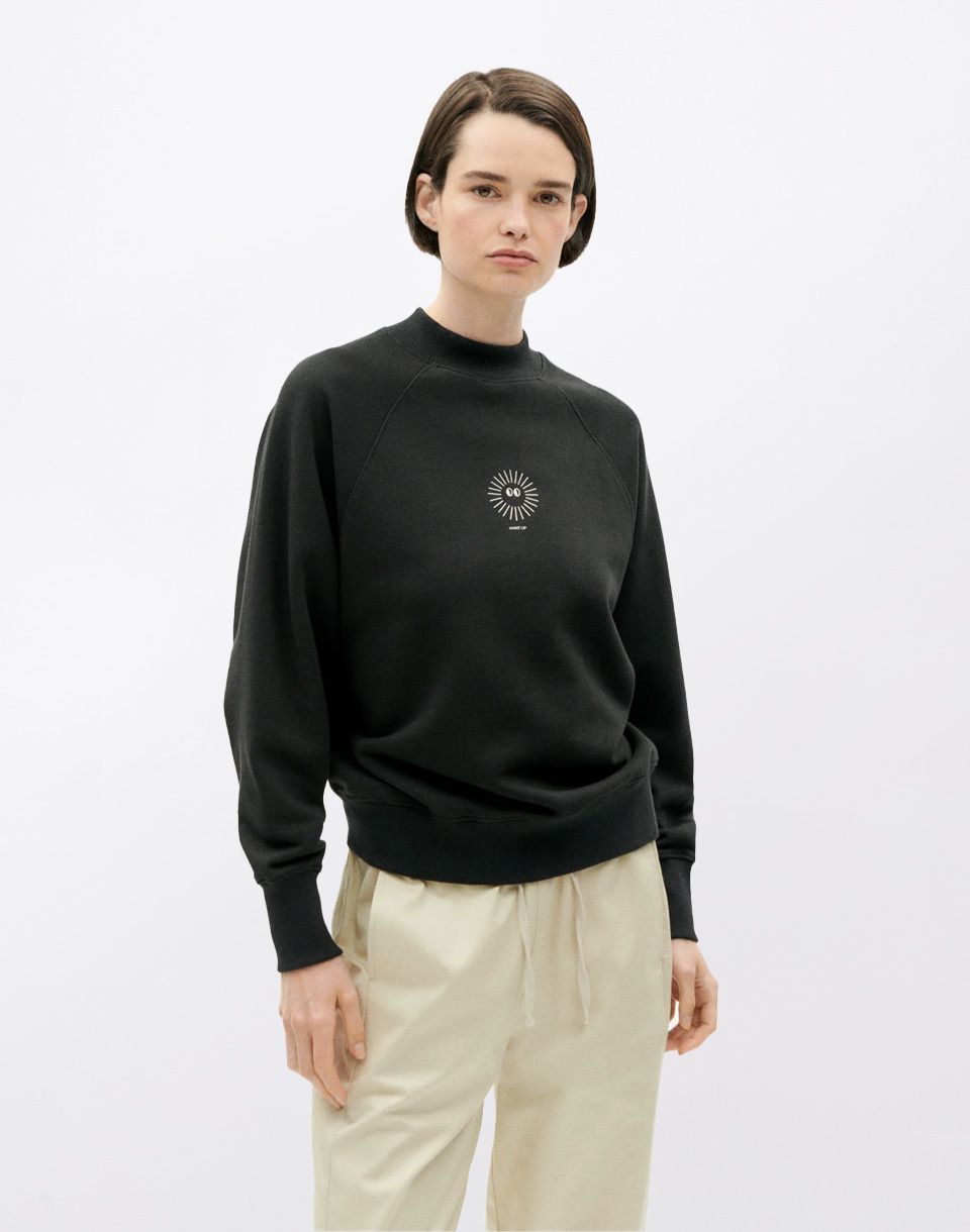 Thinking MU Soleil Black Fantine Sweatshirt BLACK