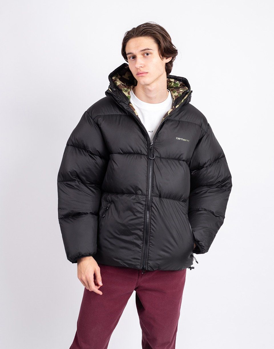 Carhartt WIP Toronto Jacket Black/Camo Duck, Green