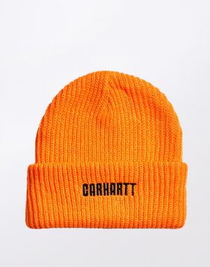 Carhartt WIP Industry Beanie Lumo Orange/Black