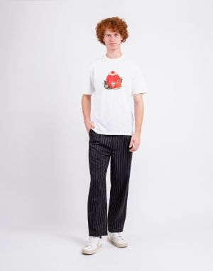 Carhartt WIP Seaton Pant Seaton Stripe, Black/Wax