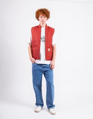 Carhartt WIP Lachlan Vest Liner Vermillion
