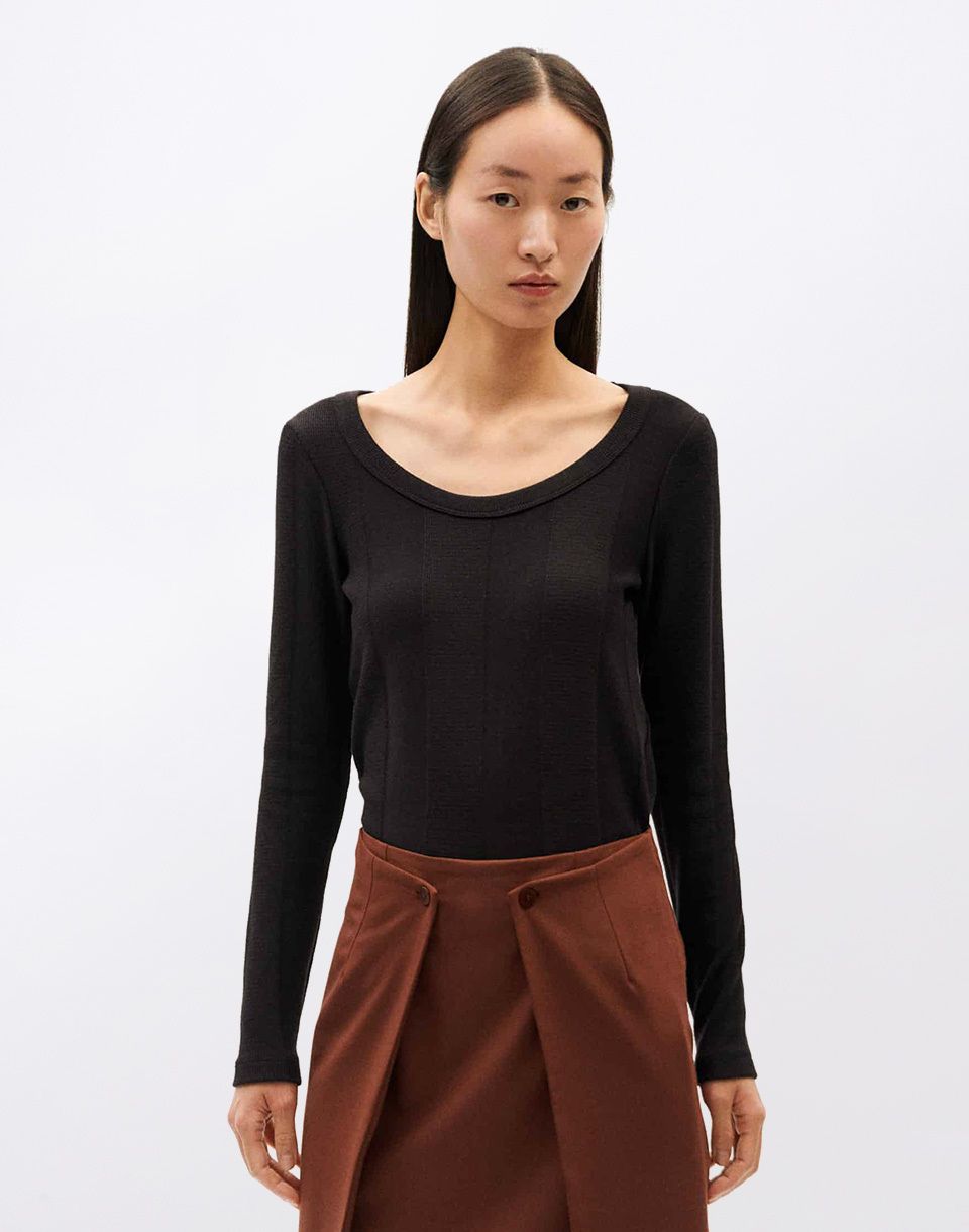 Thinking MU Black Casilda Top BLACK