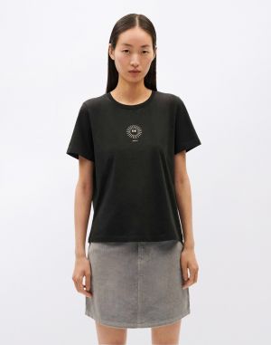 Thinking MU Soleil Black Ida T-Shirt BLACK