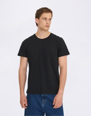 Organic Basics True Regular Fit Tee Black