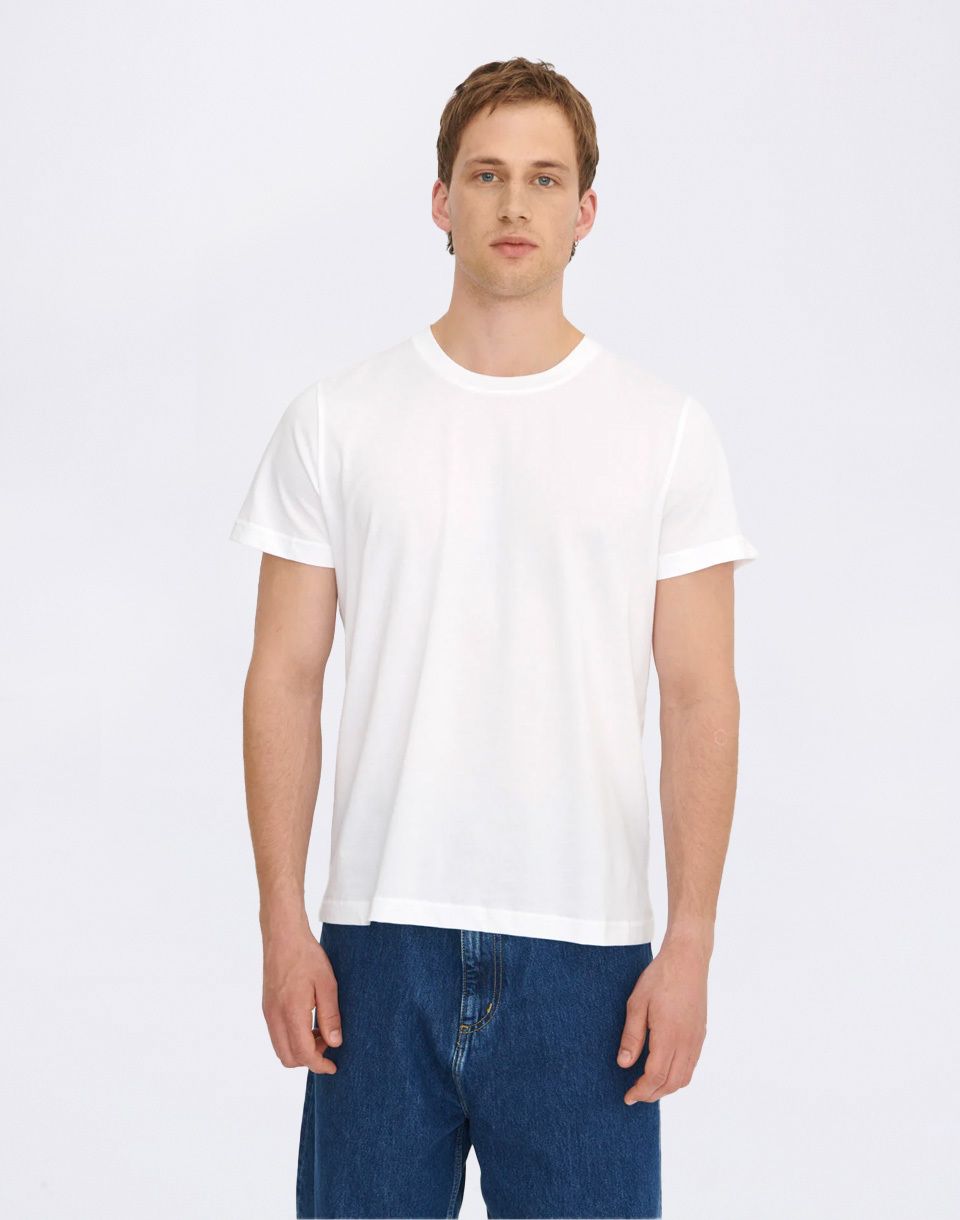 Organic Basics True Regular Fit Tee White