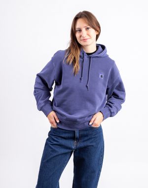 Carhartt WIP W' Hooded Nelson Sweat Aura garment dyed