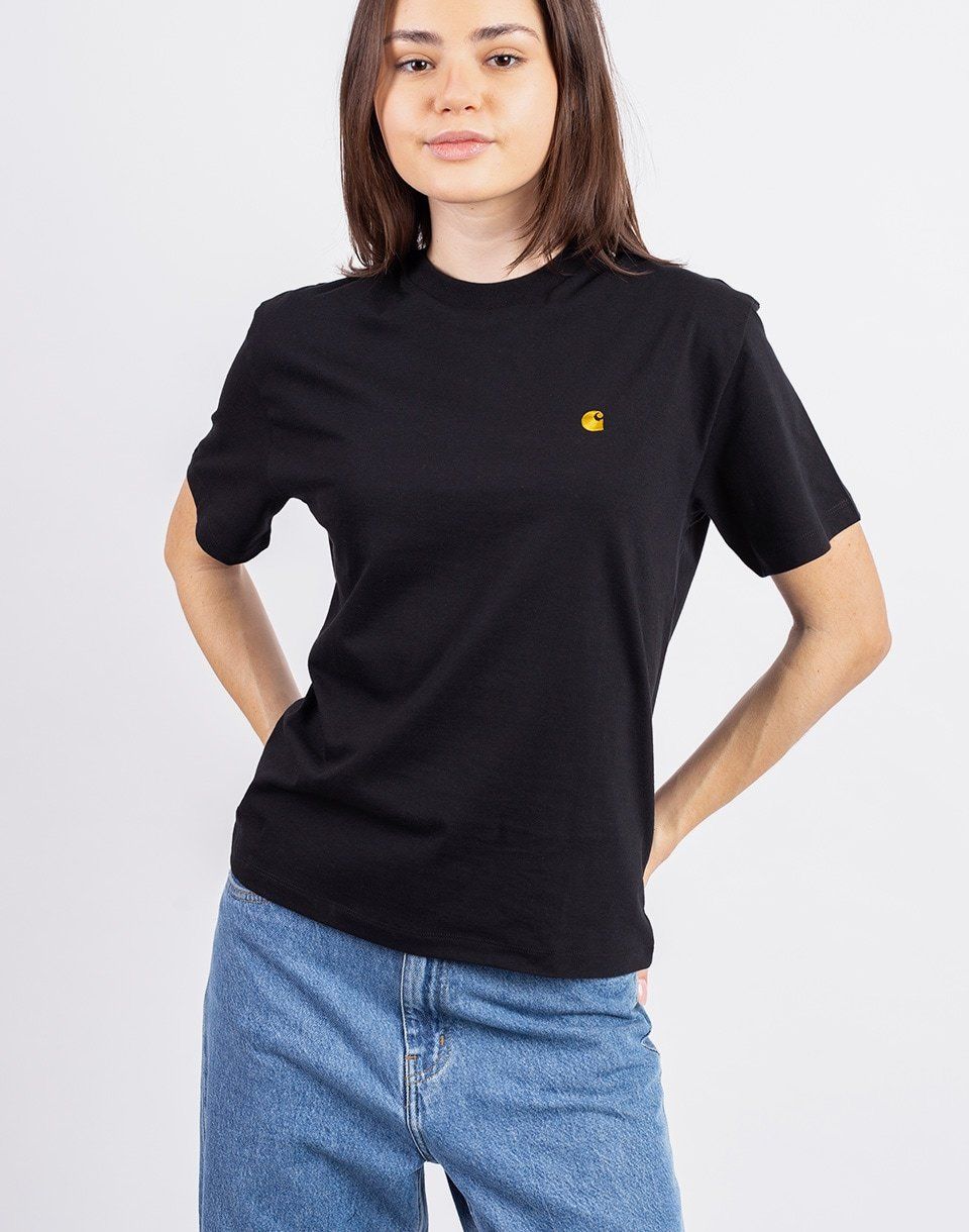 Carhartt WIP W' S/S Chase T-Shirt Black/Gold