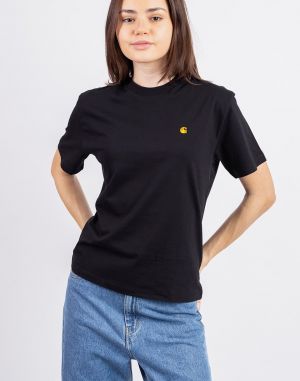 Carhartt WIP W' S/S Chase T-Shirt Black/Gold