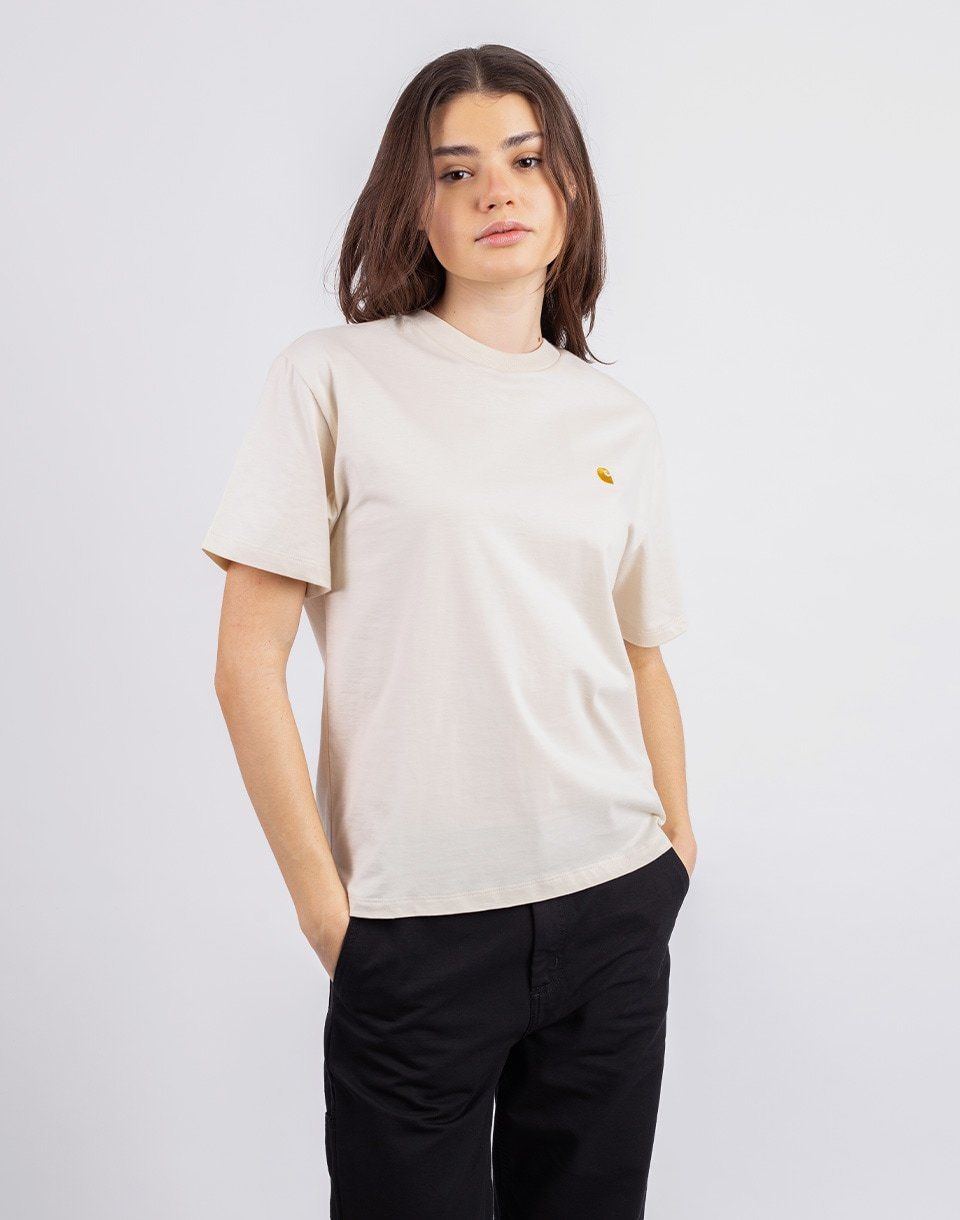Carhartt WIP W' S/S Chase T-Shirt Natural/Gold